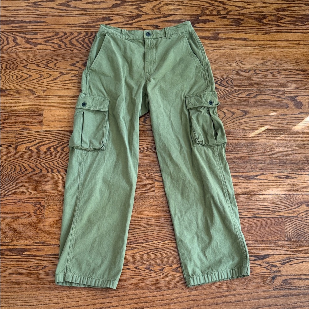 Madewell army green cargos